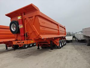 Dump Trailer U-shaped Cargo <b>Container</b> Single-cylinder Hydraulic Lifting Tipper Trailerfor Sale In Nigeria Promotional price - Product Image 4