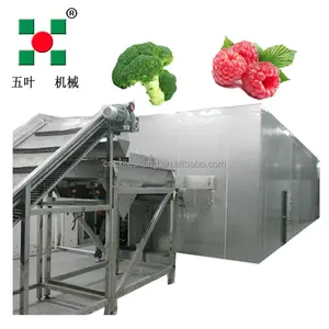 1000kg/H Best Price Industrial IQF for Shrimp/Chicken Feet/Pastry Quick Deep Freezer