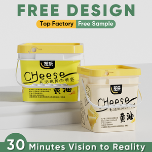 Tùy Chỉnh In Ấn Vuông Xô Thùng Với Nắp Nhiệm Vụ Nặng Nề Thực Phẩm Cấp 50Gallon Nhựa Vuông Xô Container Với Nắp Xử Lý - Product Image 2