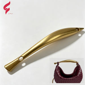 Custom New Design High-end Zinc Alloy Die-cast Bag Handle Woven Bag Decorative Metal Handles <strong>Sardine</strong>-shaped Handheld Grips - Product Image 1