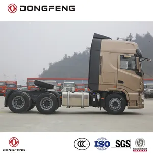 Dongfeng รถบรรทุกตู้คอนเทนเนอร์ KX 6X4 520แรงม้า,G.C.W ดีไซน์50ตัน