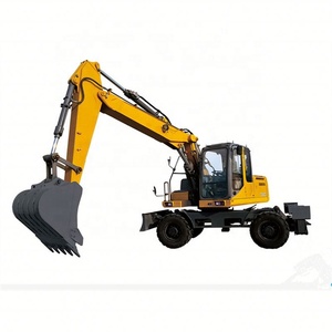 Excavadora de rueda hidráulica XE150WD de 14 toneladas, motor Yanmar y componentes del núcleo de la bomba, 1 año de garantía a la venta - Product Image 1