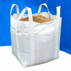 <span class=keywords><strong>Sac</strong></span> jumbo en plastique tissé blanc Fibc <span class=keywords><strong>de</strong></span> 1 tonne pour usage agricole et horticole (mélange <span class=keywords><strong>de</strong></span> terre pour potager, engrais). - Product Image 5