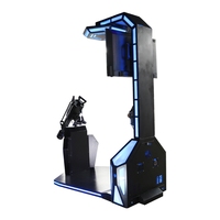 Plateforme de simulation de mouvement VR en position debout pour jeu de tir et de chasse au Gatling Gun 9D VR en gros pour l'intérieur