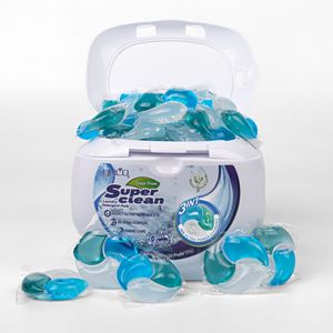 Three-chamber 20g high-cleaning laundry <b>detergent</b> pods, boxed for long-lasting fragrance, softness, mite removal, natural - Product Image 2