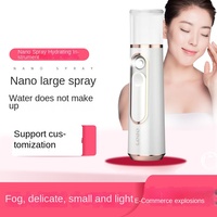 Humidificador de vapor facial Nano hidratante portátil Shake Tone alimentado por USB Mini Aparato de mano Spray frío para uso doméstico