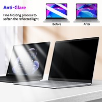 Protection d'écran anti-espion pour ordinateur portable PET, filtre pour ordinateur portable de 12 à 17 pouces, qualité AAA, amovible, bloqueur d'écran d'ordinateur