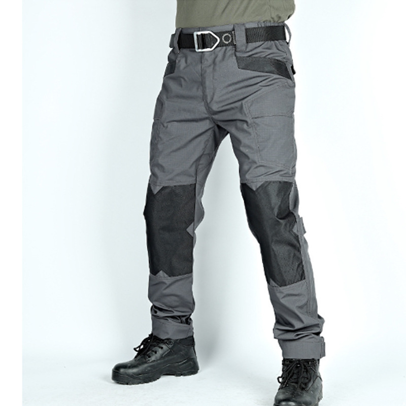 Gray trousers