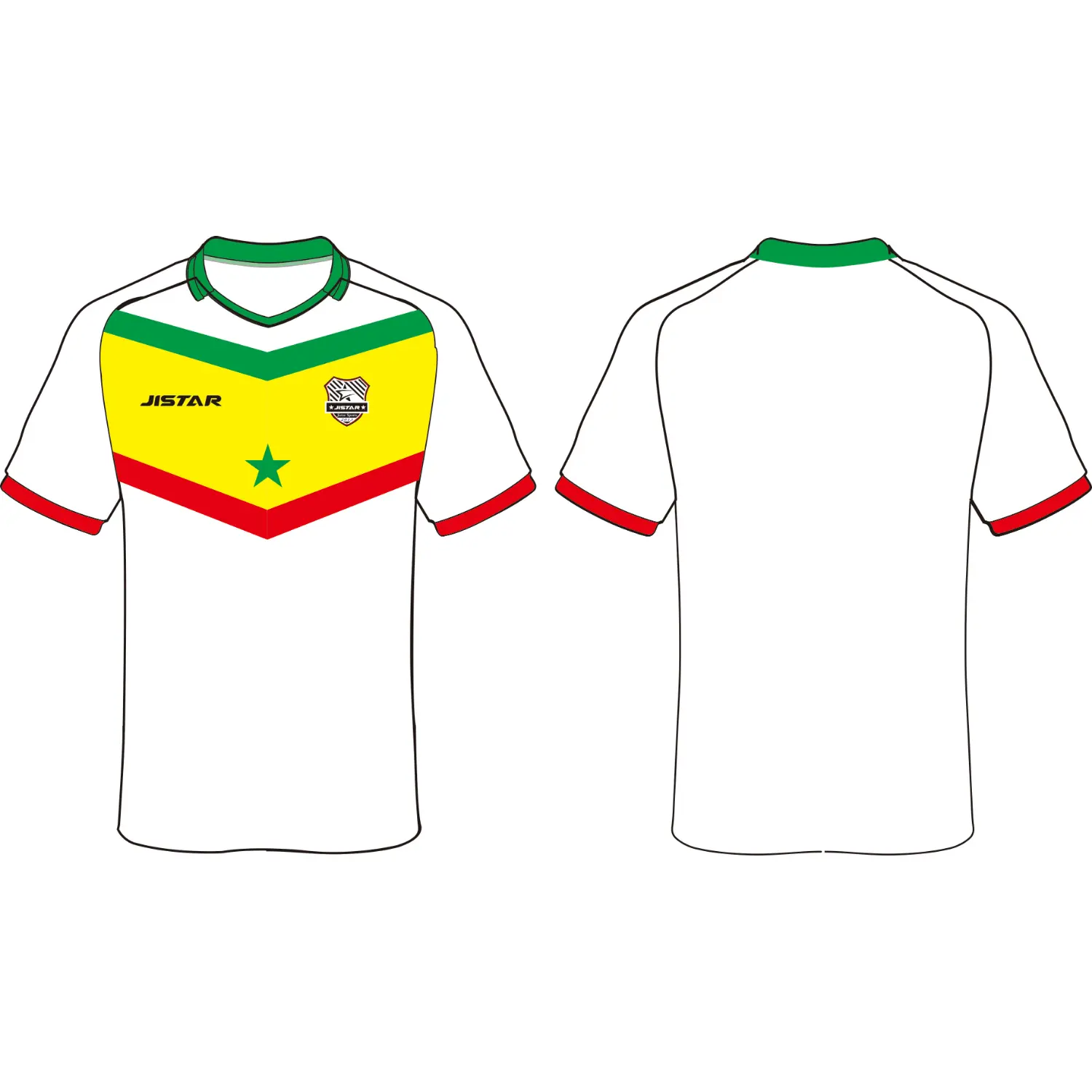 Áo Thể Thao Áo Thi Đấu Bóng Đá Đội Tuyển Quốc Gia Senegal Chất Lượng Hàng Đầu Phiên Bản Cầu Thủ 2023