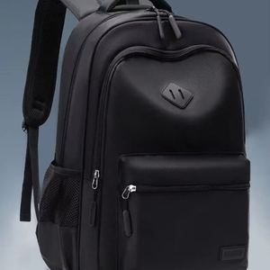 Customized Unisex Softback All-Style Waterproof Polyester <b>Laptop</b> School <b>Backpack</b> Physiological Curve Back Interior Zipper Pocket - Product Image 3