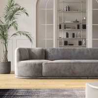 Canapé modulaire sectionnel compressé sous vide, moderne, pour petit appartement, canapé pliant à rangée droite, garni d'éponge