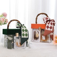 Coffrets Cadeaux en Gros d'Usine, Offre Spéciale Saint-Valentin et Mariage, Ensemble Luxe Transparent Alex Grandes Boîtes Cadeaux