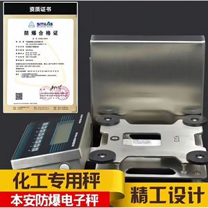 Báscula de Plataforma a Prueba de Explosiones Langke LP7610, Acero Inoxidable, Instrumento XK3150EX, Uso en la Industria Química - Product Image 3