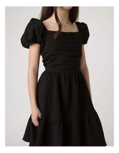 Vestido de verano de algodón para niñas con bonito diseño floral, tela suave y transpirable, ligero y cómodo, perfecto para uso diario - Product Image 4