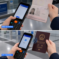 Lecteur de code MRZ de passeport XT8001D, dispositif de décodage pour le contrôle des frontières