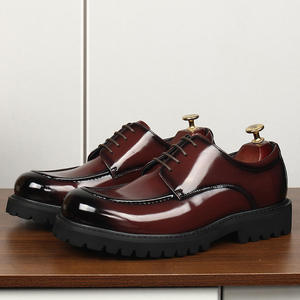 รองเท้าหนังทำมือระดับไฮเอนด์สำหรับผู้ชาย - เหมาะสำหรับงานธุรกิจ รองเท้าที่ดูสง่างามและเป็นทางการ รองเท้าเดรสและรองเท้าอ็อกซ์ฟอร์ด - Product Image 5