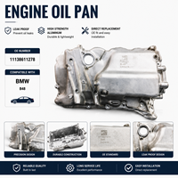 حوض زيت محرك شديد التحمل لسيارات BMW B48، رقم القطعة الأصلية 11138611278 11138590017، للمحركات رباعية الأسطوانات B48، مزود بحواجز للثبات