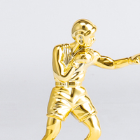 Bonne qualité boxe gratuite Art Martial Award trophée en plastique doré Figurine Topper Figure GZ92