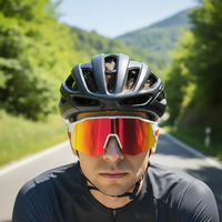 Lunettes de soleil sport personnalisées Yijia Optical, fabriquées en usine, en TR90, polarisées, coupe-vent, pour hommes et femmes, VTT, course à pied, activités de plein air