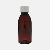 Bouteille en plastique PET de 150 ml avec bouchon à vis |   Fabricant en gros |   Usine GMP |   Bouteille en PET pour médicaments liquides, sirop contre la toux