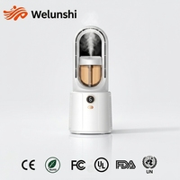 WLS-1502 OEM Blaadloze Aircooler Fan met Smart LED Display, Oplaadbare Ventilator, Fabrieksprijs voor FBA