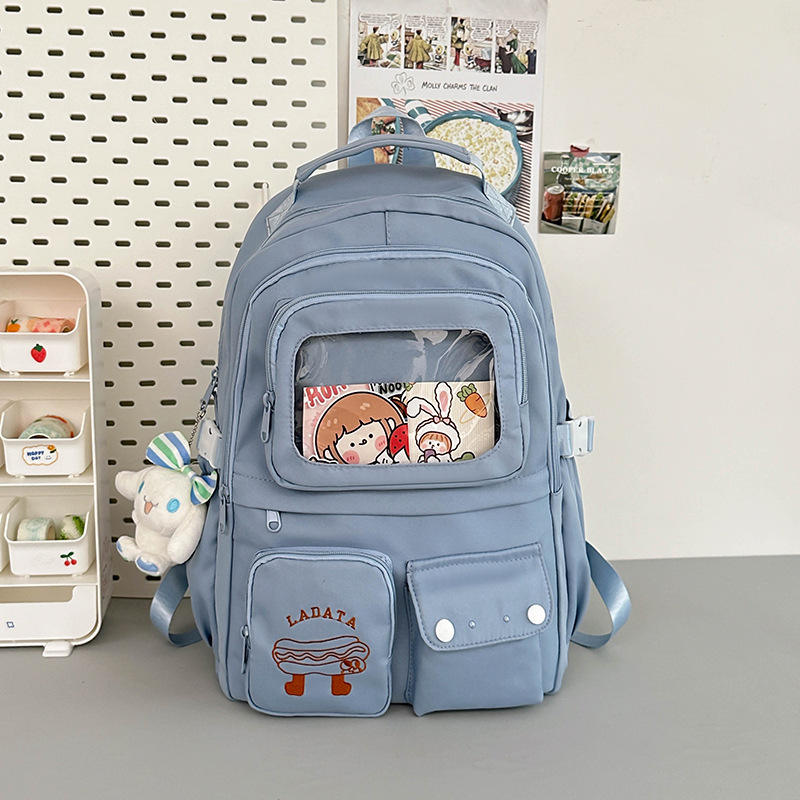 Pendentif bleu avec ornement