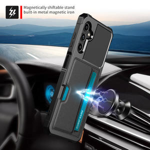 Funda de cuero con diseño deportivo anticaída para Samsung S24 A55 A53 iPhone con <span class=keywords><strong>características</strong></span> magnéticas, funda protectora para teléfono móvil - Product Image 5