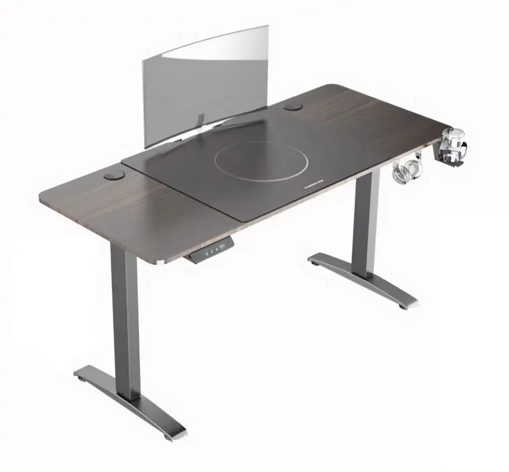 Ev ofis masası çerçeve ergonomik elektrikli Stand up motorlu ayarlanabilir yükseklik ayaklı masa ofis mobilyaları ofis masası