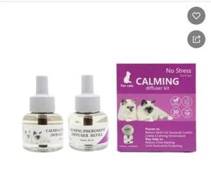 Kit de difusor de feromonas calmante para gatos antiansiedad Natural puro para gatos y perros, recarga calmante - Product Image 5