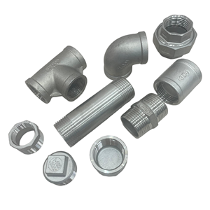 Raccord hexagonal réducteur, fileté 3/4" x 1/2" BSPT <span class=keywords><strong>BSPP</strong></span> NPT, en acier inoxydable, pour tuyauterie - Product Image 5