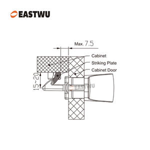 Poignées de tiroir de meubles en alliage de zinc de haute qualité pour caravanes de camping-cars - Product Image 5