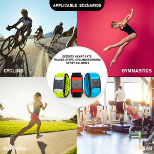 ที่ปรับแต่งโลโก้กลุ่มออกกำลังกายวัดอัตราการเต้นหัวใจจอภาพกีฬาที่มีอัตราการเต้นหัวใจเล่นฟุตบอลอัตราการเต้นหัวใจจอภาพแขน - Product Image 6