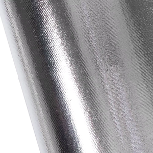 270GSM en Stock Fourniture Isolation Thermique Ignifuge Résistant Aux Hautes Températures En Aluminium Feuille Aramide Tissu - Product Image 3