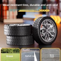 Voiture électrique en plastique pour enfants, multifonctionnelle, avec pulvérisation d'eau, lumières, drift, course, quatre roues motrices, voiture de sport, cadeau d'anniversaire