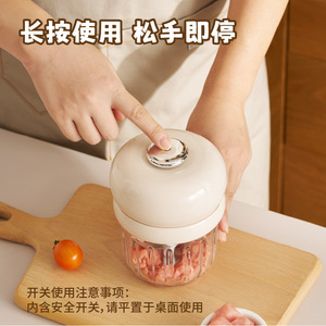 Hachoir à ail électrique rechargeable multifonctionnel pour la cuisine domestique - Product Image 2