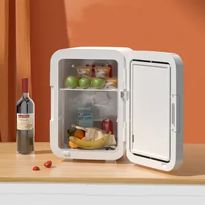 Frigorífico skincare elétrico com temperatura exibida, fabricante diretamente fornecer 18l mini refrigerador com freezer para casa uso