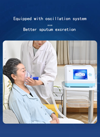 Kit de thérapie respiratoire de clinique portable IPV + PEP maladies pulmonaires chroniques appareil d'aide à la toux dispositif de système de dégagement des voies respiratoires