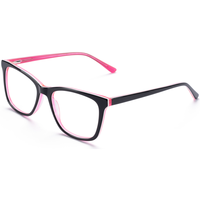 Monture de lunettes rectangulaire classique Elan Optical RD26103 à prix abordable, monture complète unisexe en acétate, lunettes optiques écologiques