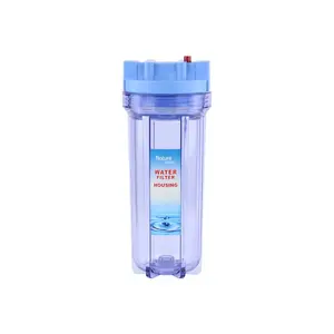 Plastic clear 10 inch water filter bottle for ro system