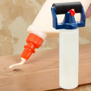 LM LM25540 Wood Glue Roller Applicator Bottle DIY <b>Craft</b> <b>Tool</b> Glue Applicator Roller Dispenser & Cap for Flat Surfaces PE Plastic - Product Image 6