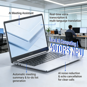 Portátil con IA y NPU Intel de 14/15.6 Pulgadas, TPM 2.0, RJ45 LAN, Obturador de Privacidad para Licitaciones del Gobierno de la UE - Product Image 5