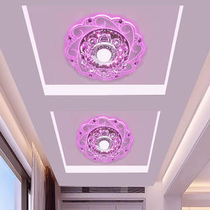 ไฟ LED ทางเดินคริสตัลแบบเรียบง่ายทันสมัยโคมไฟทางเดินตรงทางเข้าระเบียงดวงไฟที่ขายดีที่สุดติดตั้งได้ทั้งสว่างและมืด - Product Image 4