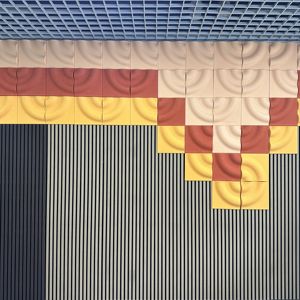 Échantillons Panneau acoustique en <span class=keywords><strong>bois</strong></span> à lattes MDF PET Panneau acoustique mural en <span class=keywords><strong>bois</strong></span> 3D Panneaux intérieurs en <span class=keywords><strong>bois</strong></span> pour murs - Product Image 4