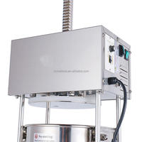 Machine à farcir les saucisses électrique verticale en acier inoxydable 304, entièrement automatique, usage commercial, 100 kg/h, monophasée 220V, multi-usages