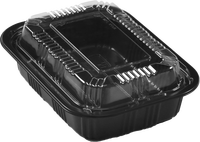 Boîte Bento jetable en PP, rectangulaire, épaisse, de qualité alimentaire, pour nouilles, sushis, repas à emporter, écologique, utilisable au micro-ondes