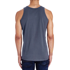 Custom Mens Tank Tops Soft Cotton Sleeveless T-Shirts Breathable Quick Dry Plain Solid Color Gym Wear for Fitness <b>Running</b> - Product Image 2