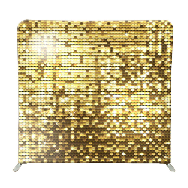 Custom Printed 230*300cm Double Sided Tension Fabric Photo Booth Backdrop for Photography