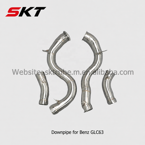 Tubería de Escape para Benz GLC63 GLC63 S X253 C253 M177 4.0T, Tubería Delantera de Acero Inoxidable 2018+ - Product Image 5