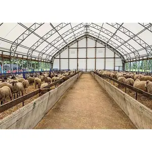 Casa pré-fabricada barata para criação de ovelhas, gaiola pré-fabricada para cabras, avicultura pré-fabricada
