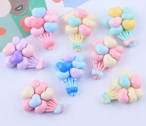 Animal Hand-painted Waterproof Factory Road Signs Lollipop <strong>Balloons</strong> <strong>Mini</strong> Resin Accessories Headphone Cases Hair Clips Stationery - Product Image 4